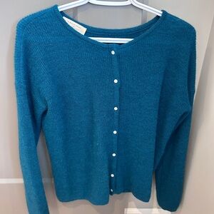 Sezane Teal Women's Cardigan